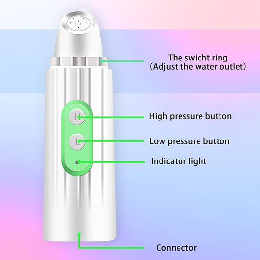 Portable Bidet - LLest Electric Rechargeable Mini Handheld Travel Bidet Sprayer with Travel Bag and USB Cable for Personal Cleaning | Women and Men | Baby & Postpartum Essentials(Green)