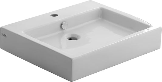 American Standard 0621.001.020 Studio Above Counter Rectangular Vessel Sink, White