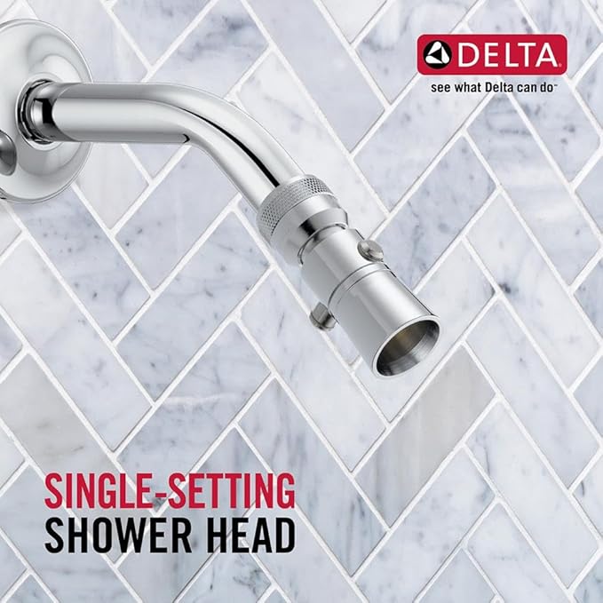 Delta Faucet Single-Spray Shower Head, Chrome 52652-PK
