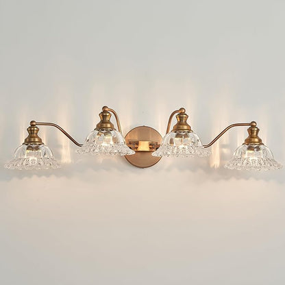 Brass 4 Light Vanity Lights for Bathroom Vanity Light Fixtures Bathroom Light Fixture