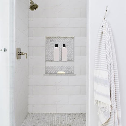 Tile Ready Shower Niche 12"x16" Inner Size,Embedded Size 13"x17",Depth 4" | Niche for Shower Wall,Waterproof and Ready-to-Tile Recessed Showers Shelf Niche Box for Bathroom Remodel/Storage/Organization