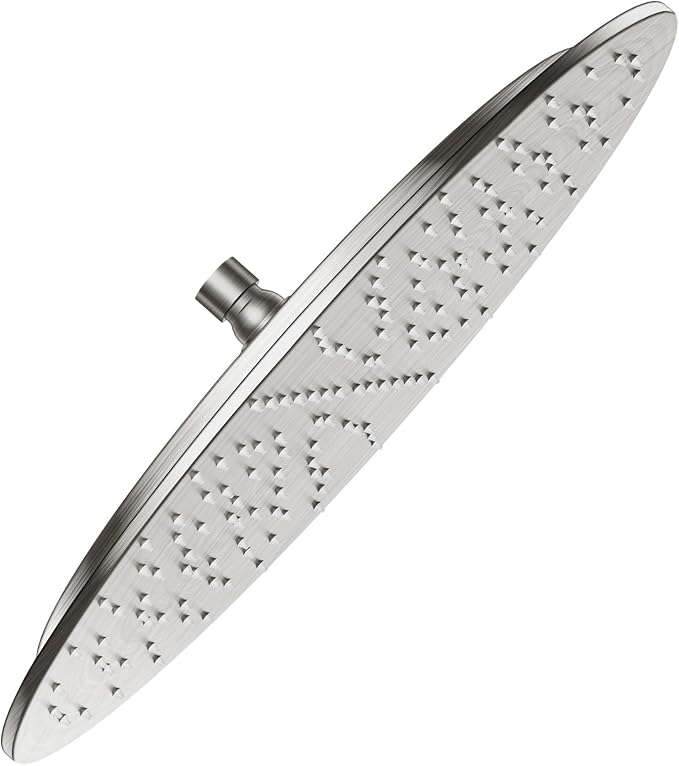 VBFF-Shower Head,rain shower head, 16 inch- Round Shower Head, 1.8 GPM Flow Rate, rainfall showerhead,VBFF14 (Brushed Nickel)