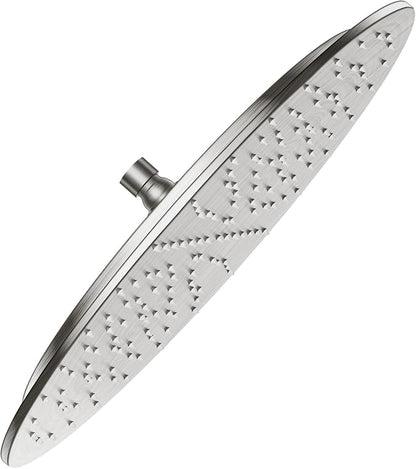 VBFF-Shower Head,rain shower head, 16 inch- Round Shower Head, 1.8 GPM Flow Rate, rainfall showerhead,VBFF14 (Brushed Nickel)