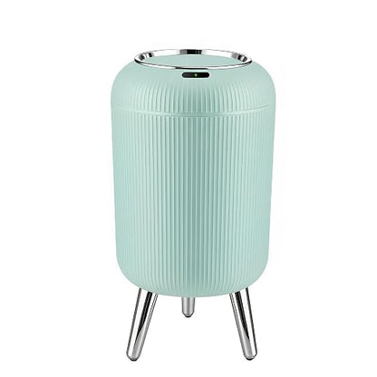 Procade Blue Bathroom Trash Can with Lid,Small Automatic Touchless Trashcan | 3 Gal Motion Sensor Trash can with Legs,Mini Auto Garbage Can,Smart Plastic Waste Basket for Bedroom,Kitchen,Dorm,rv,Office