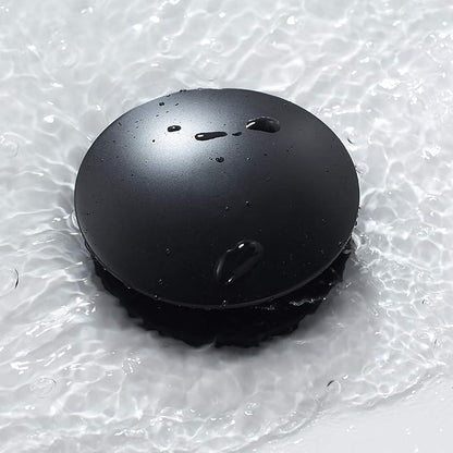 Bathroom Sink Drain Without Overflow Vessel Sink Lavatory Vanity Pop Up Drain Stopper Matte Black