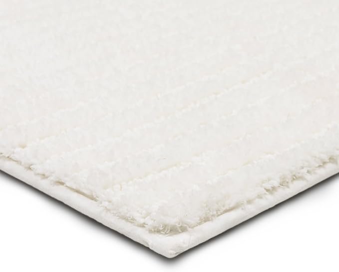 Mohawk Home Sanctuary Casual Solid White 2' X 3' 4" Bath Mat Perfect for Bathroom