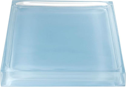 Izod - Vanity Tray, Durable Countertop Accessories, Sleek Resin Organizer, Dorm Room Essentials, Modern Home Decor (Marina Collection, Blue)