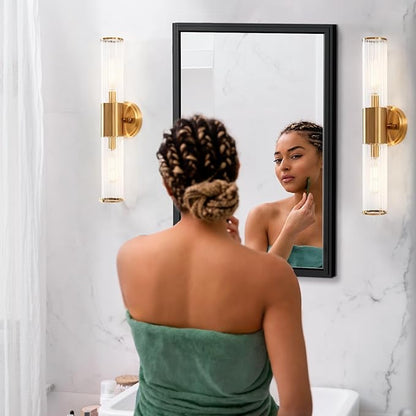 16x24 Inch Medicine Cabinet Mirror for Bathroom Recessed Medicine Cabinet with Mirror or Surface Wall-Mounted Aluminum Alloy Framed Bathroom Cabinet Mirror Black Metal