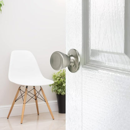 Design House 781914 Tulip Passage Hall and Closet Door Knob Satin Nickel