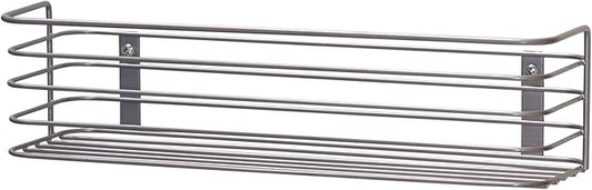 Household Essentials 1226-1 Long Basket Door Mount Cabinet Organizer | Mounts to Solid Cabinet Doors or Walls