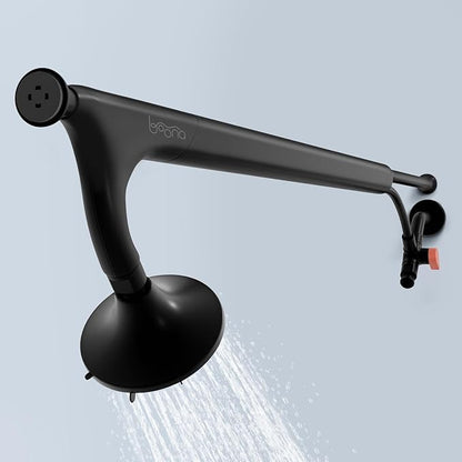 BOONA Original Tandem Shower as Seen on Shark Tank | Dual Shower Head for Couples | Max Water Pressure for Two | Easy Install (Midnight Black, One Showerhead)