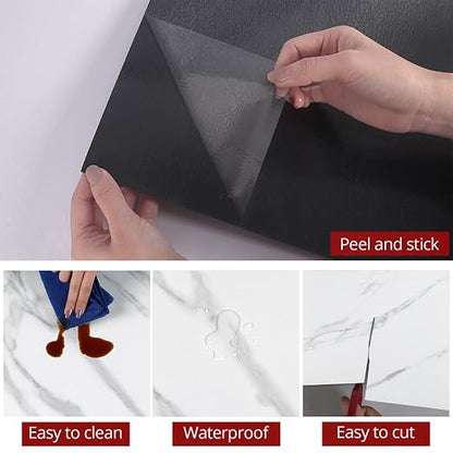 Marble Peel and Stick Floor Tile Bathroom Waterproof Vinyl Tiles | Self Adhesive Marble Sticky Tiles for Floor Bedroom Kitchen Camper Laundry Peel and Stick Tile Flooring 20 PCS 12"x12" White