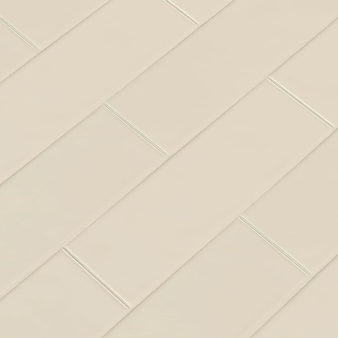 MSI Urbano Pure Glossy Ceramic Subway Tile - Bathroom, Kitchen Backsplash, Accent Wall, Shower - Sample