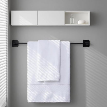 COZYART Bath Towel Set 6 PCS, Luxury White 100% Turkish Cotton 650GSM | Soft Absorbent Quick Dry, OEKO‑Tex 100 Cert. Zero Twist Ring Spun Cotton, Plush Fluffy, Breathable Hotel Quality Towels Set