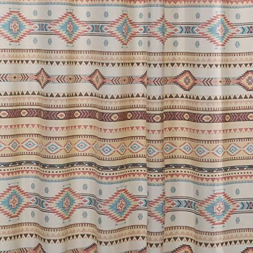Greenland Home Fashions Fabric Sensations Shower Curtain, Stylish Bathroom Decor, Machine Washable, 72 inches x 72 inches, Phoenix