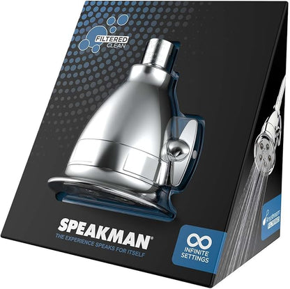 Anystream Filtered 3-Spray Polished Chrome Low Flow Shower Head 2.0-GPM (7.6LPM)