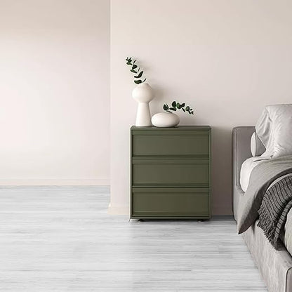 VEVOR Self Adhesive Vinyl Floor Tiles 36 x 6 inch, 36 Tiles 2.5mm Thick Peel and Stick Floor Tile Light Gray Wood Grain DIY Flooring for Kitchen, Dining Room, Bedrooms & Bathrooms(54 Sq.Ft)