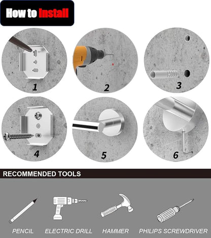 Towel Bar 2 Pack for Bathroom 28 Inch Brush Nickel Towel Holder 12/16/20/24/28/32/36 In Stainless Steel SS304 Rustproof Towel Rack Modern Square Towel Rod for Bathroom Wall(2, Brushed Nickel, 28 Inch)
