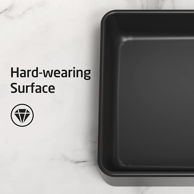 KES Matte Black 20 Inch Bathroom Vessel Sink Above Counter Rectangular Countertop Sink for Cabinet Lavatory Vanity, Ceramic, BVS123S50-BK