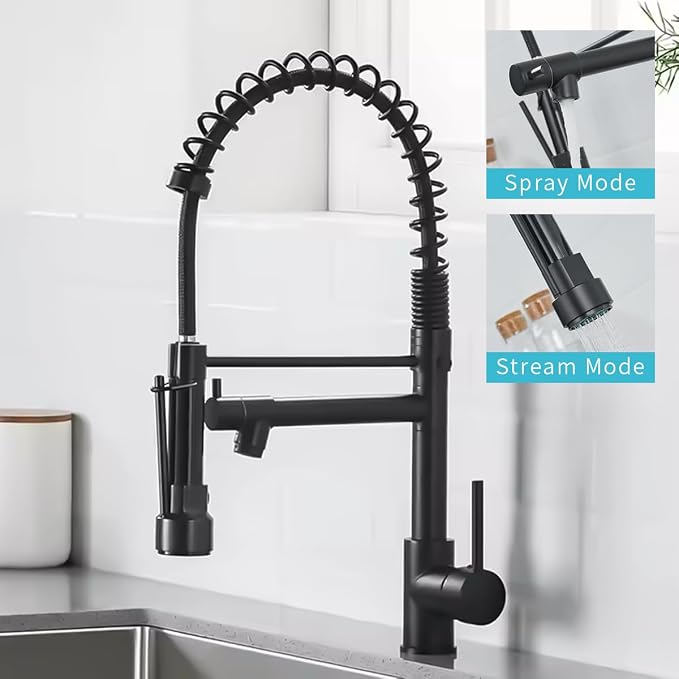 Black Kitchen Sink 30 Inch Gunmetal Black Drop In Kitchen Sink with Faucet Combo Modern Workstation Stainless Steel Sink Top Mount Single Bowl Farmhouse Kitchen Sinks