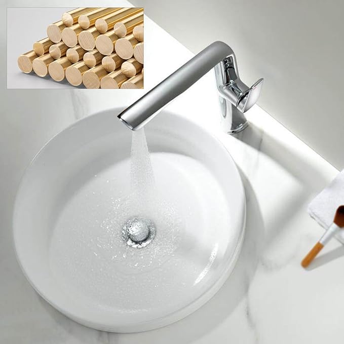 BiaoTeng Bathroom Faucets Single Handle Chrome Single Hole High 2 Function Hot and Cold Brass Bathroom Vanity Faucets 1 Hole Chrome