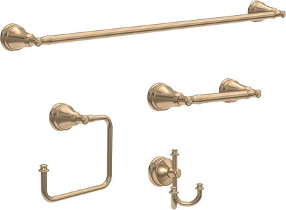 Delta Mylan (1-Pack) Toilet Paper Holder Champagne Bronze Pivoting Tissue Roll Rod, Organization and Storage, Wall Mounteded Gold Bathroom Accessories MYN50-CZ
