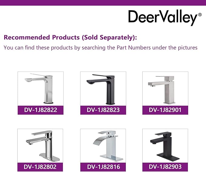 DeerValley Ally 20x16.54 Inch U-Shape White Ceramic Pedestal Sink with Overflow, Modern Bathroom Pedestal Sink, DV-1P525