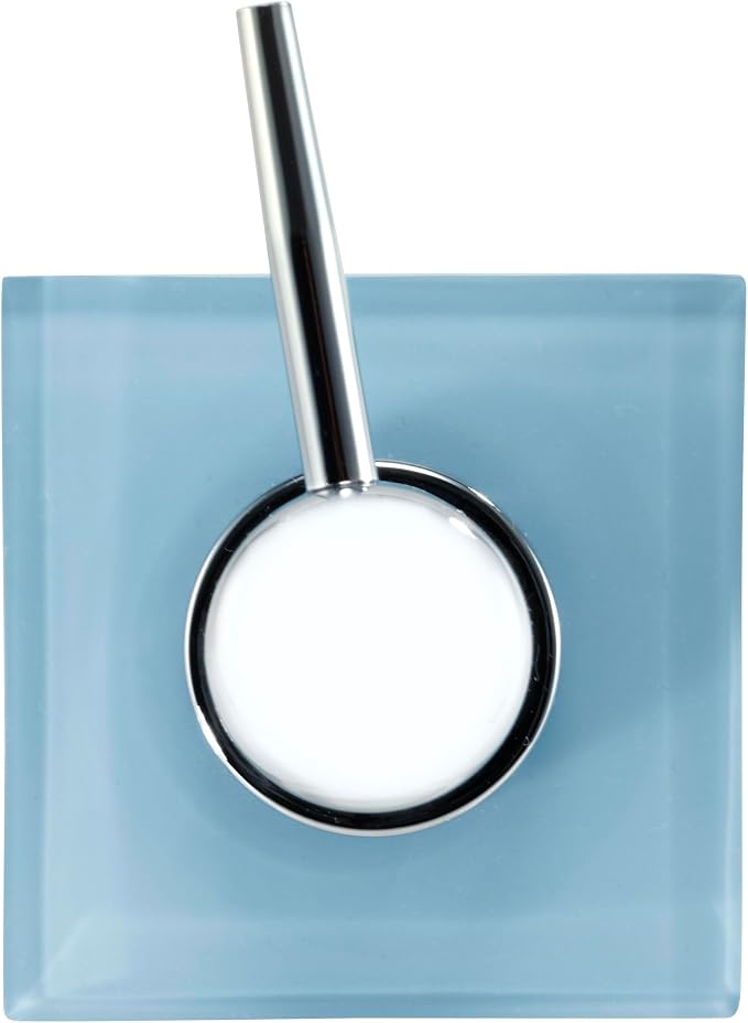 Izod - Lotion Pump/Soap Dispenser, Sleek Resin Countertop Accessories, Dorm Room Essentials, Modern Home Decor (Marina Collection, Blue)