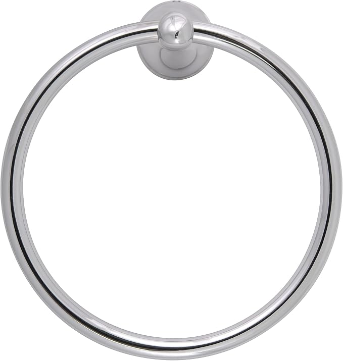 Design House 558650 Ames Transitional 18-inch Towel Bar for Bathroom Bedroom Closet or Kitchen Brushed Nickel | Wall Mount, Transitional, Zinc, Hardware, 558593
