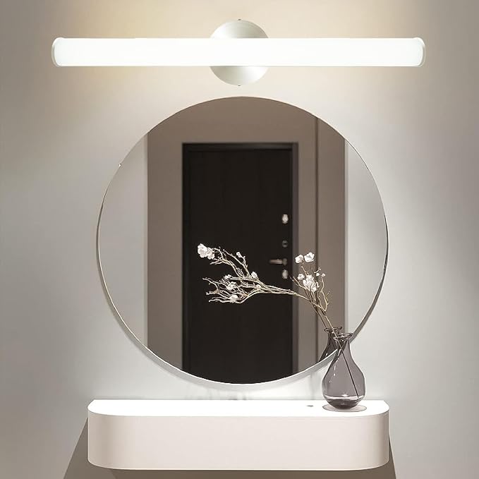 LED Bathroom Vanity Light, 16W 24inch Bathroom Lights Fixture,1600LM Led Vanity Lights Bar, 4000K Natural White Bath Wall Lighting Fixture Sconce Indoor, Vanity Light Fixtures Over Mirror