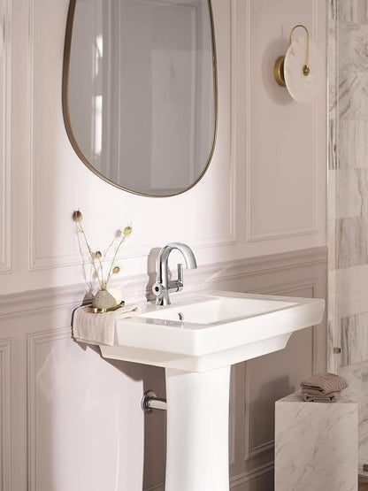 Moen Doux Chrome Motionsense Wave Touchless Single Handle Bathroom Sink Faucet, S6910EW