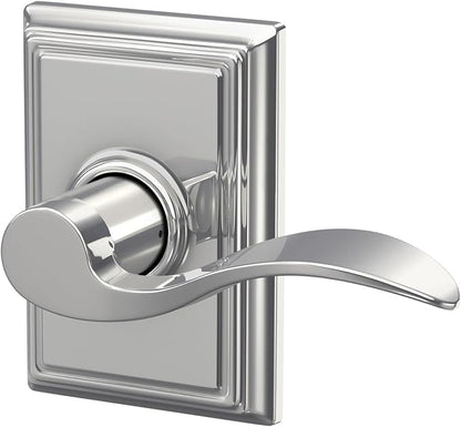 SCHLAGE Lock Company Addison Trim with SCHLAGE Hall and Closet Lever, Bright Chrome (F10 ACC 625 ADD)