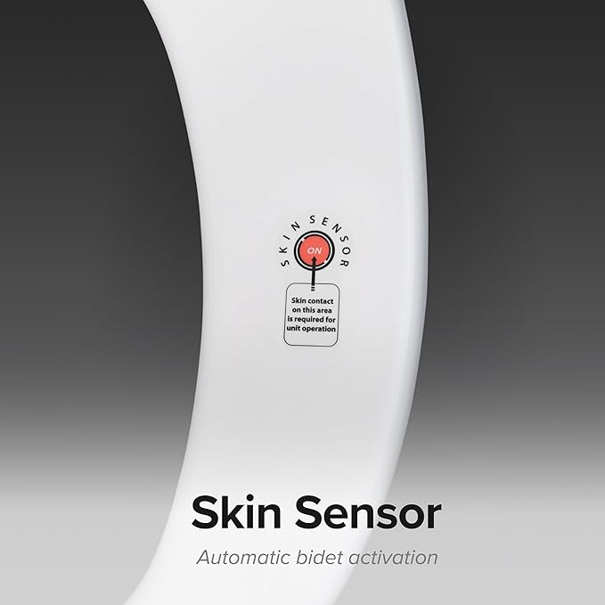 SmartBidet® SB-1200 Luxury Advanced Electric Smart Bidet Elongated White Toilet Seat, with Remote control, Endless Warm Water with LED Night Light, Slim Profile