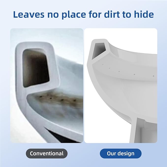 Two-Piece Toilets for Bathrooms, Extra Tall Toilet with 21" Height, Elongated with Soft Close Seat, Power Flush 1.28 GPF