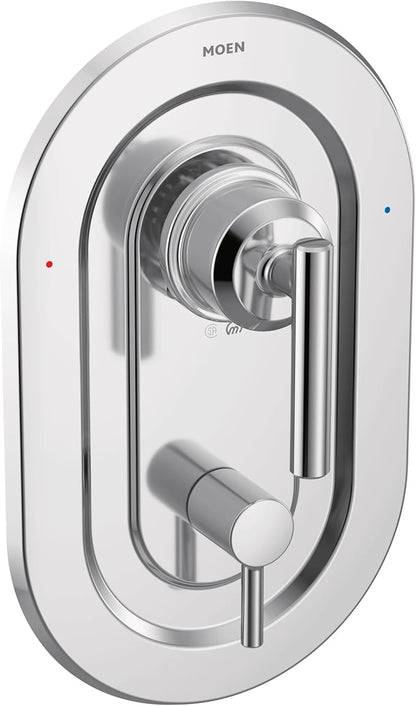 Moen Gibson Chrome Posi-Temp Shower Valve with Built-in 3-Function Transfer Valve Trim Kit, Valve Required, T2900