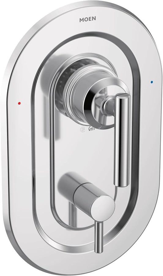 Moen Gibson Chrome Posi-Temp Shower Valve with Built-in 3-Function Transfer Valve Trim Kit, Valve Required, T2900