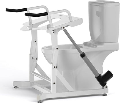 POCHAR Electric Toilet Lift Seat, Powered Toilet Lift Seat Riser for Senior | Electric Toilet Seat Lift with Handles, Electric Toilet Assist Sit to Stand Lift Height Adjustable - Support to 330lbs