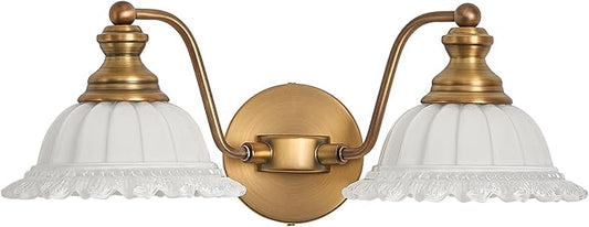 White 2 Light Vanity Light