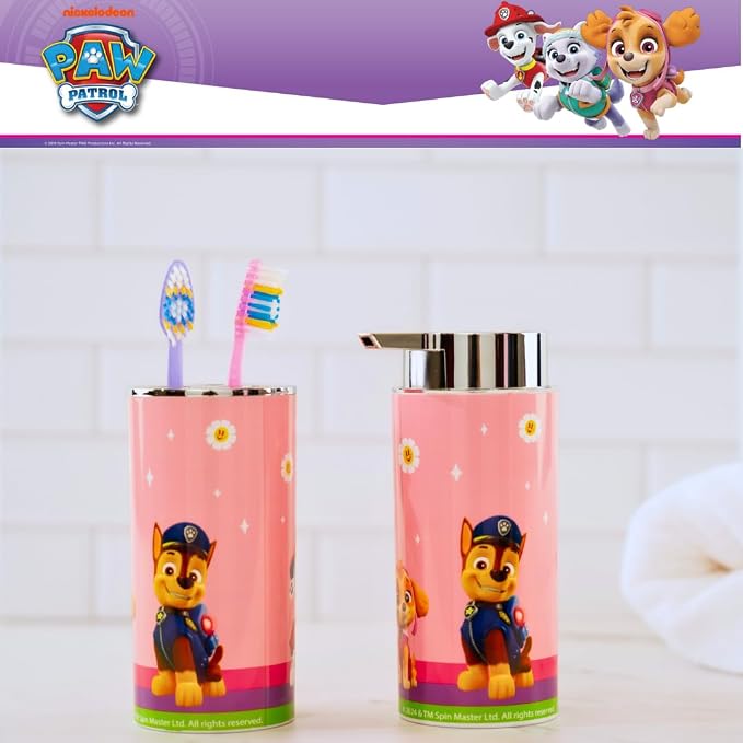 Paw Patrol Skye Kids Toothbrush Holder - Pencil/Pens Tumbler, (Officially Licensed Product) by Franco