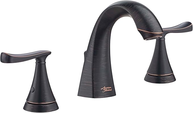 American Standard 7413801.278 Chatfield 8-Inch Widespread 2-Handle Bathroom Faucet, 1.2 GPM, Legacy Bronze (Oil Rubbed)