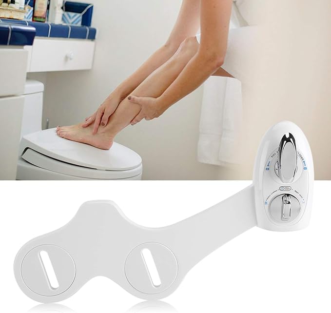 Bidet Attachment for Toilet Seat, Fresh Water Bidet Attachment Adjustable Water Pressure, Rear and Feminine Wash Self-Cleaning Attachment