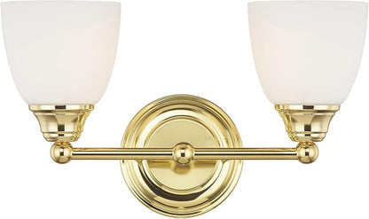 Livex Lighting 13662-05 Somerville 2-Light Bath Light, Chrome