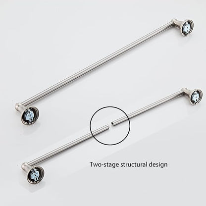 4-Piece Towel Bar Set, 24 Inch Towel Racks for Bathroom Wall Mounted in Brushed Nickel, SUS304 Stainless Steel Complete Bathroom Hardware