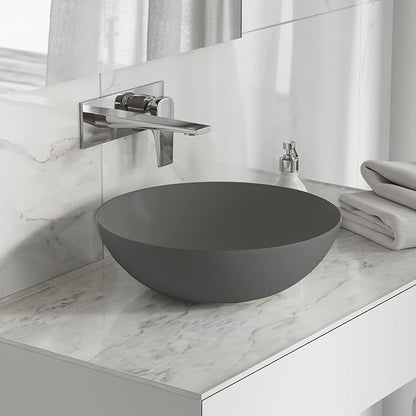 Classe 16" Color Ceramic Sink in Grey