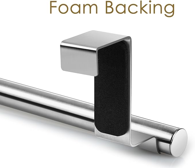 Kitchen Towel Holder Over Cabinet Door Towel Bar 2 Pieces Stainless Steel Kitchen Towel Hanger