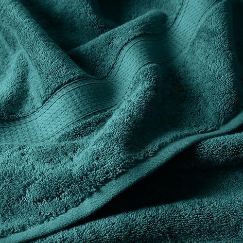 SUPERIOR Egyptian Cotton Ultra Plush & Absorbent, 6 Piece Set, Teal