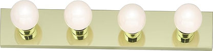 Nuvo Lighting SF77/189 Transitional Four Light Vanity in Brass-Polished/Cast finish