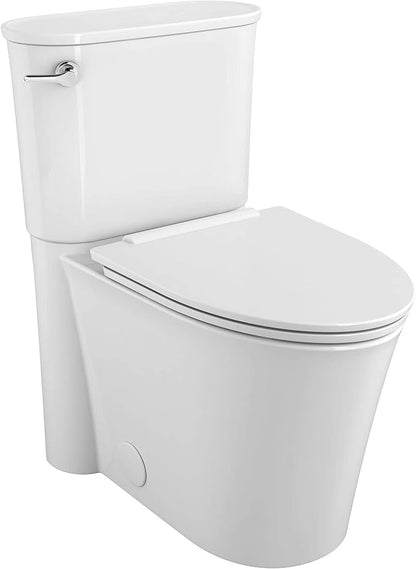 American Standard 226AA104.020 Studio S Right Height Elongated Toilet with Seat - Left Hand Trip Lever, White