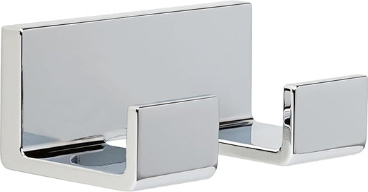 DELTA FAUCET 77736 Vero Wall Mounted Double Towel Hook in Polished Chrome