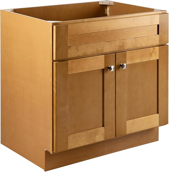 Design House Brookings Bathroom Vanity, 30", Modern Birch | Adjustable Hinges, Freestanding, Contemporary/Modern, Wood, Bath, 587121